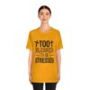 Too Blessed To Be Stressed Printed T-Shirt