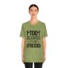 Too Blessed To Be Stressed Printed T-Shirt