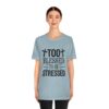 Too Blessed To Be Stressed Printed T-Shirt