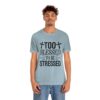 Too Blessed To Be Stressed Printed T-Shirt