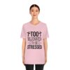 Too Blessed To Be Stressed Printed T-Shirt