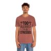 Too Blessed To Be Stressed Printed T-Shirt