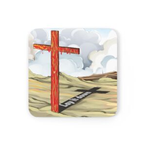 Jesus Gear - ‘Lay it Down’ Cross – Corkwood Coaster Set