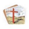 Jesus Gear - ‘Lay it Down’ Cross – Corkwood Coaster Set